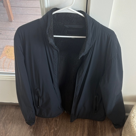 Banana Republic Black Fleece Jacket - Picture 1 of 4